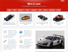 Tablet Screenshot of mini-z.com